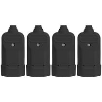 Kit 4 Tomada Fêmea S/ Pino 3p 10a Melhor Qualidade Margirius