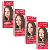 Kit 4 Tonalizante Alfaparf Alta Moda 60 Louro Escuro Kit 4 Tonalizante Alfaparf Alta Moda 60 Louro Escuro