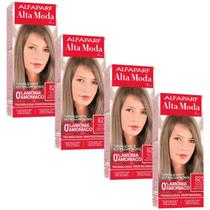 Kit 4 Tonalizante Alfaparf Alta Moda 821 Louro Claro Irisé Cinza Kit 4 Tonalizante Alfaparf Alta Moda 821 Louro Claro Irisé Cinza