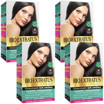Kit 4 Tonalizante Bio Extratus 30 Castanho Escuro Tecnologia Profissional Kit 4 Tonalizante Bio Extratus 30 Castanho Escuro Tecnologia Profissional