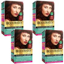 Kit 4 Tonalizante Bio Extratus 466 Castanho Médio Vermelho Intenso Tecnologia Profissional Kit 4 Tonalizante Bio Extratus 466 Castanho Médio Vermelho Intenso Tecnologia Profissional
