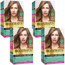 Kit 4 Tonalizante Bio Extratus 77 Louro Médio Chocolate Tecnologia Profissional Kit 4 Tonalizante Bio Extratus 77 Louro Médio Chocolate Tecnologia Profissional