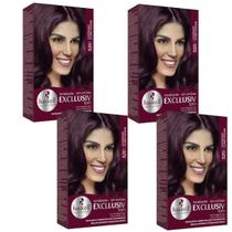 Kit 4 TONALIZANTE HASKELL 520 CASTANHO CLARO VIOLINE Kit 4 TONALIZANTE HASKELL 520 CASTANHO CLARO VIOLINE