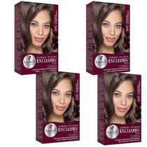 Kit 4 TONALIZANTE HASKELL 570 CASTANHO CLARO MARROM Kit 4 TONALIZANTE HASKELL 570 CASTANHO CLARO MARROM