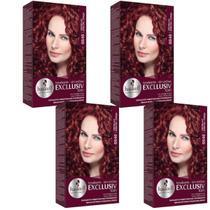 Kit 4 TONALIZANTE HASKELL 6646 VERMELHO ESPECIAL CEREJA