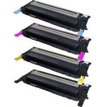 Kit 4 Toner CLT-407 407S para Samsung CLP-320 CLP-325 CLX-3185