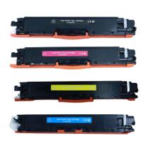 Kit 4 Toner Compatível Ce310 311 312 313 126a Cp1025 M175