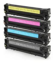 Kit 4 toner compatível cf210a cf211a cf212a cf213a pro-200 m251nw m251n m251 m276