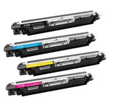 Kit 4 Toner Compatível Cf350a Cf351a Cf352a Cf353a