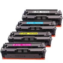 Kit 4 Toner Compatível Cf410a Cf411a Cf412a Cf413a M452 M477 M452dw M477dn