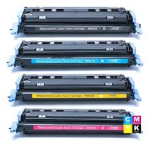 Kit 4 Toner Compatível HP 2600 CM1015 CM1017 Preto Ciano Magenta Amarelo Kit 4 Toner Compatível HP 2600 CM1015 CM1017 Preto Ciano Magenta Amarelo