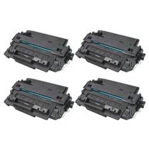 Kit 4 Toner Compatível HP 55A CE255A HP P3015 P3016 HP M521 Kit 4 Toner Compatível HP 55A CE255A HP P3015 P3016 HP M521