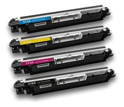 Kit 4 Toner Para Impressora Laserjet 100 Color M176n M177fw Black, Cyan, Magenta, Yellow Kit 4 Toner Para Impressora Laserjet 100 Color M176n M177fw Black, Cyan, Magenta, Yellow