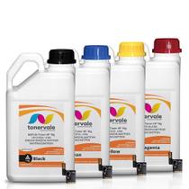 Kit 4 Toner Refil + 84 Chip TankFull Para HP CF410A CF411A CF412A CF413A CMYK - M452DW M452DN M477FDW M477FNW M477