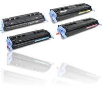 Kit 4 Toner Tankfull Para HP Q6000A Q6001 Q6002 Q6003 CMYK - Compatível para HP 2600 2600N 2605DN CM1015 CM1017