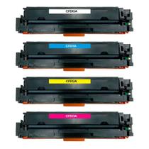 Kit 4 Toners Compatíveis HP 204A CF510A CF511A CF512A CF513A CMYK