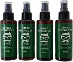 Kit 4 Tonicos Redensyl 3% Crescimento Cavier