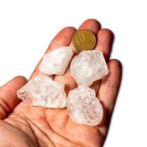 Kit 4 Topázio Branco 30 a 40mm Bruto Natural Pedra de 2025