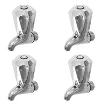 Kit 4 Torneiras Metal Bebedouro Industrial E Residencial 1/2