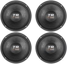 Kit 4 Tr450 Alto Falante Triton 8p 450w Rms 8 Ohms