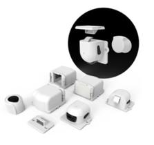 Kit 4 Travas Magneticas Branca Para Gavetas Portas Armarios Seguranca Crianca Bebe Tranquilidade Mamae Kababy.