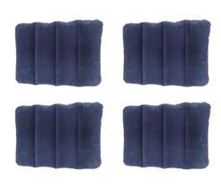 Kit 4 travesseiro almofada inflável 53 x 37cm acampamento Kit 4 travesseiro almofada inflável 53 x 37cm acampamento