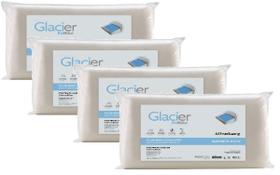 Kit 4 Travesseiro Altenburg Glacier Visco Suporte Alto