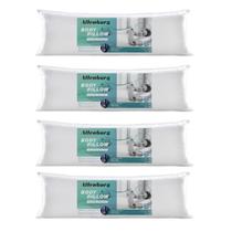 Kit 4 travesseiro body pillow - 40 x 130 - bom sono