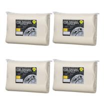 Kit 4 Travesseiro Celinasa Antialérgico Antimofo Capa Removível Poliéster e Algodão - Celiflex