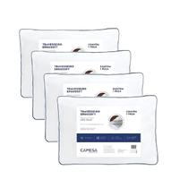 Kit 4 travesseiro ergosoft - 50 x 70 - camesa Kit 4 travesseiro ergosoft - 50 x 70 - camesa
