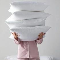 Kit 4 Travesseiro Macio 45 X65 Padrão Hotel fibra 100% Siliconada Kit 4 Travesseiro Macio 45 X65 Padrão Hotel fibra 100% Siliconada