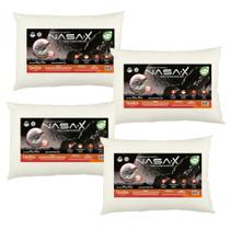 Kit 4 Travesseiro Nasa X Baixo - Com Capa Kit 4 Travesseiro Nasa X Baixo - Com Capa