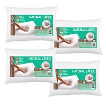Kit 4 Travesseiro Natural Látex Slim Kit 4 Travesseiro Natural Látex Slim