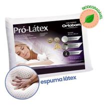 Kit 4 Travesseiro Pró-latex Ortobom - Espuma De Alta Durabilidade Cor Amarelo Kit 4 Travesseiro Pró-latex Ortobom - Espuma De Alta Durabilidade Cor Amarelo