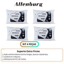 Kit 4 Travesseiros Altenburg Suporte Extra Firme Kit 4 Travesseiros Altenburg Suporte Extra Firme