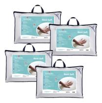 Kit 4 Travesseiros Basic Soft