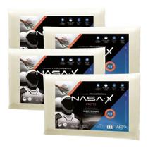 Kit 4 Travesseiros Duoflex Nasa X Alto 60x40x13 Kit 4 Travesseiros Duoflex Nasa X Alto 60x40x13