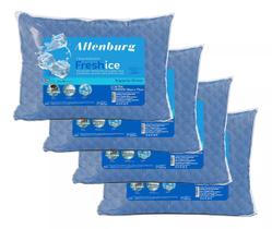 Kit 4 Travesseiros Gelado Altenburg Fresh Ice Suporte Firme 50x70cm