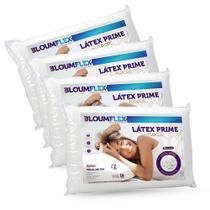 Kit 4 Travesseiros Látex Prime Flocos - BloumFlex Kit 4 Travesseiros Látex Prime Flocos - BloumFlex