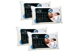 Kit 4 Travesseiros Nasa Gel Super Alto Luxo Unique