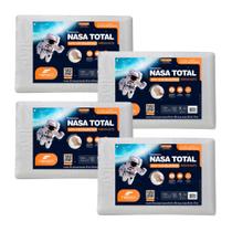 Kit 4 Travesseiros Nasa Total Com 13cm Conforto + Durabilidade