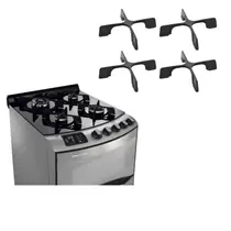 Kit 4 Trempes Grade Ferro Fundido Fogão Brastemp Consul Cfo04 Bf37 Kit 4 Trempes Grade Ferro Fundido Fogão Brastemp Consul Cfo04 Bf37