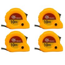 Kit 4 Trenas Métricas Plásticas De 10m X 24mm Com Trava