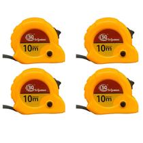 Kit 4 Trenas Métricas Plásticas De 10M X 24Mm Com Trava