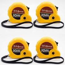 Kit 4 Trenas Métricas Plásticas De 10m X 25 mm com Trava Kit 4 Trenas Métricas Plásticas De 10m X 25 mm com Trava