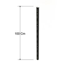 Kit 4 Trilhos Cremalheira Rasgo Simples Closet 100 Cm Preto Kit 4 Trilhos Cremalheira Rasgo Simples Closet 100 Cm Preto