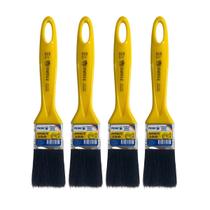 Kit 4 Trincha Pincel Pintura Esmalte Óleo 1.1/2'' Tigre