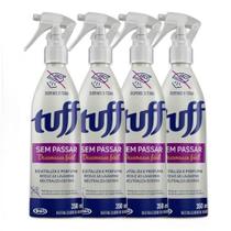 Kit 4 Tuff Desamassa Roupas Fácil Sem Passar 350mL