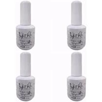 Kit 4 Ultra Selante Top Coat Lirió Porcelana Gel Finalizador