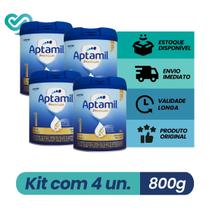 Kit 4 un. Aptamil Premium 1 - 800g - Danone